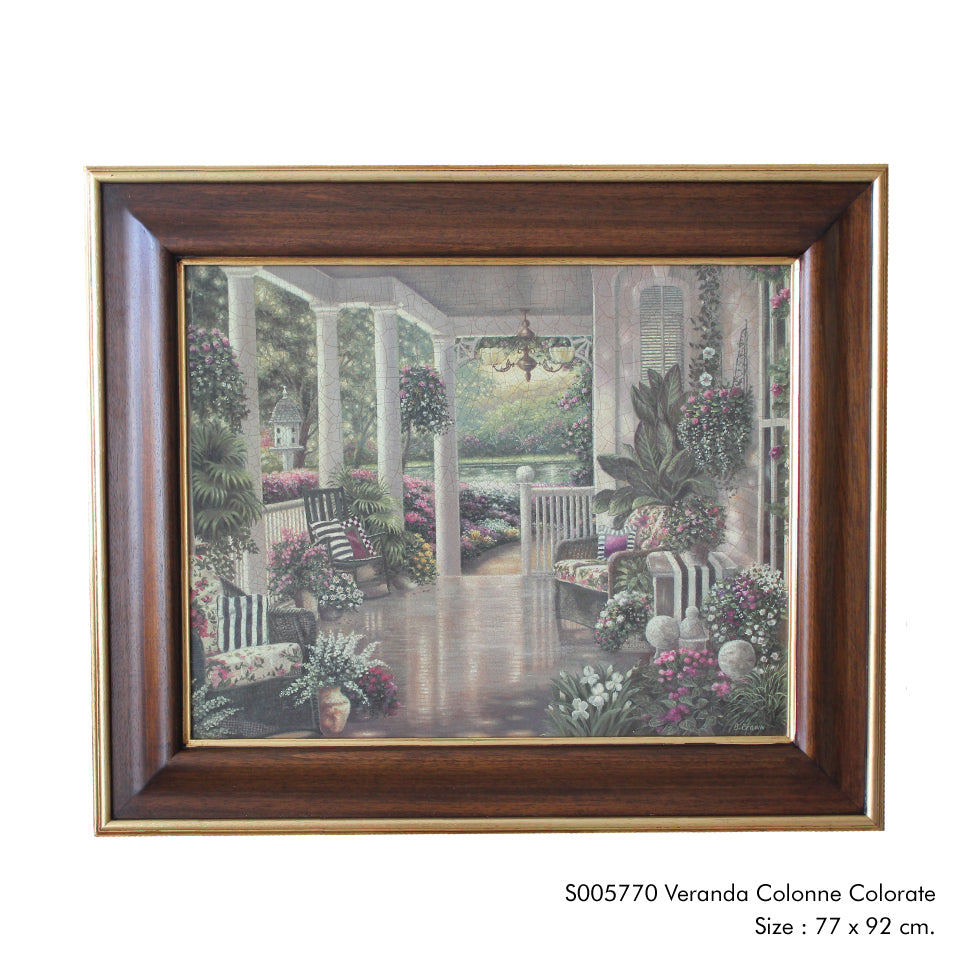 Veranda Colonne Lisce