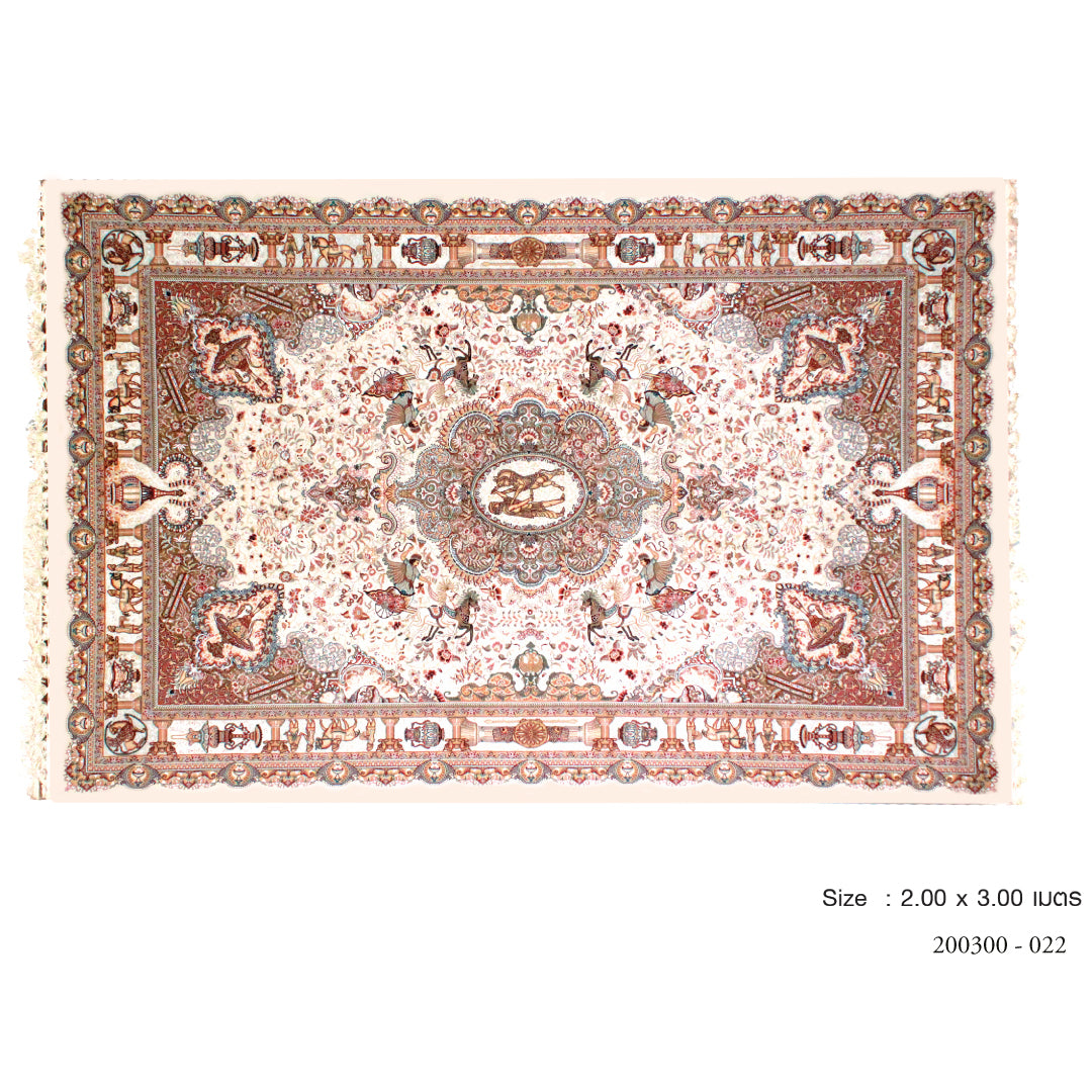 Medium Rectangular Carpet No.022 / Size 2x3m
