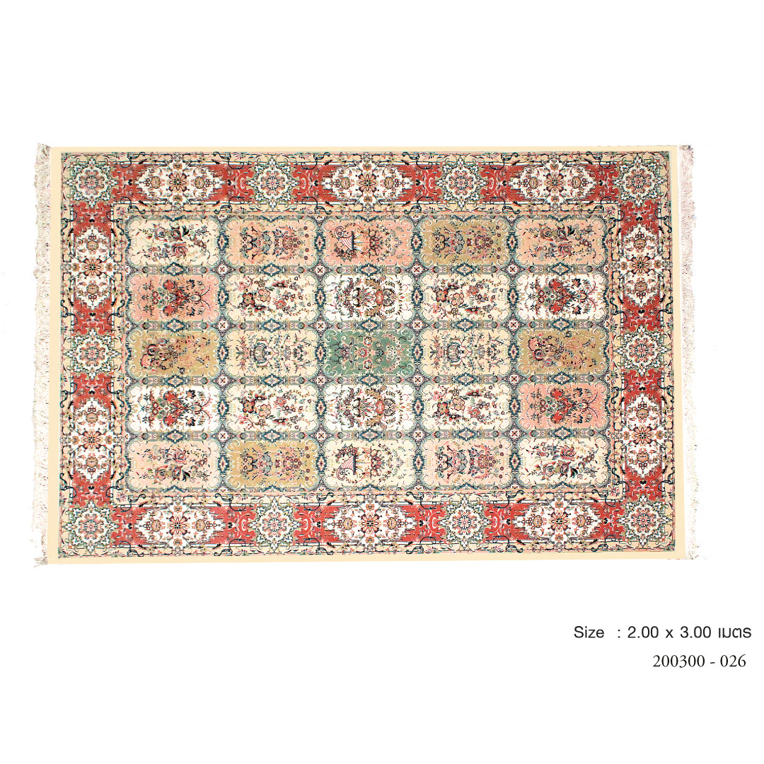 Medium Rectangular Carpet No.026 / Size 2x3m